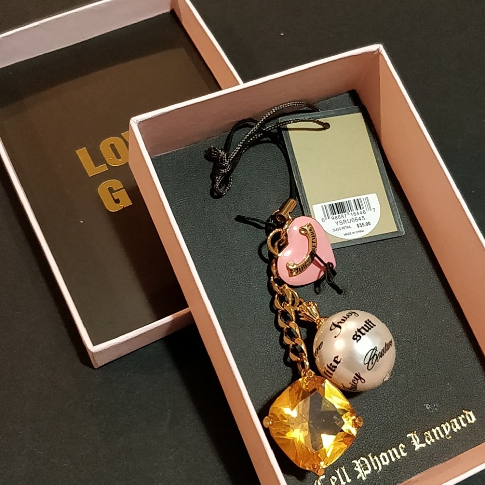 SOLD! * Juicy Couture Cell Phone Charm YSRU0645 - Picture 1 of 1